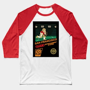 San Francisco Football Team - NES Football 8-bit Design Baseball T-Shirt